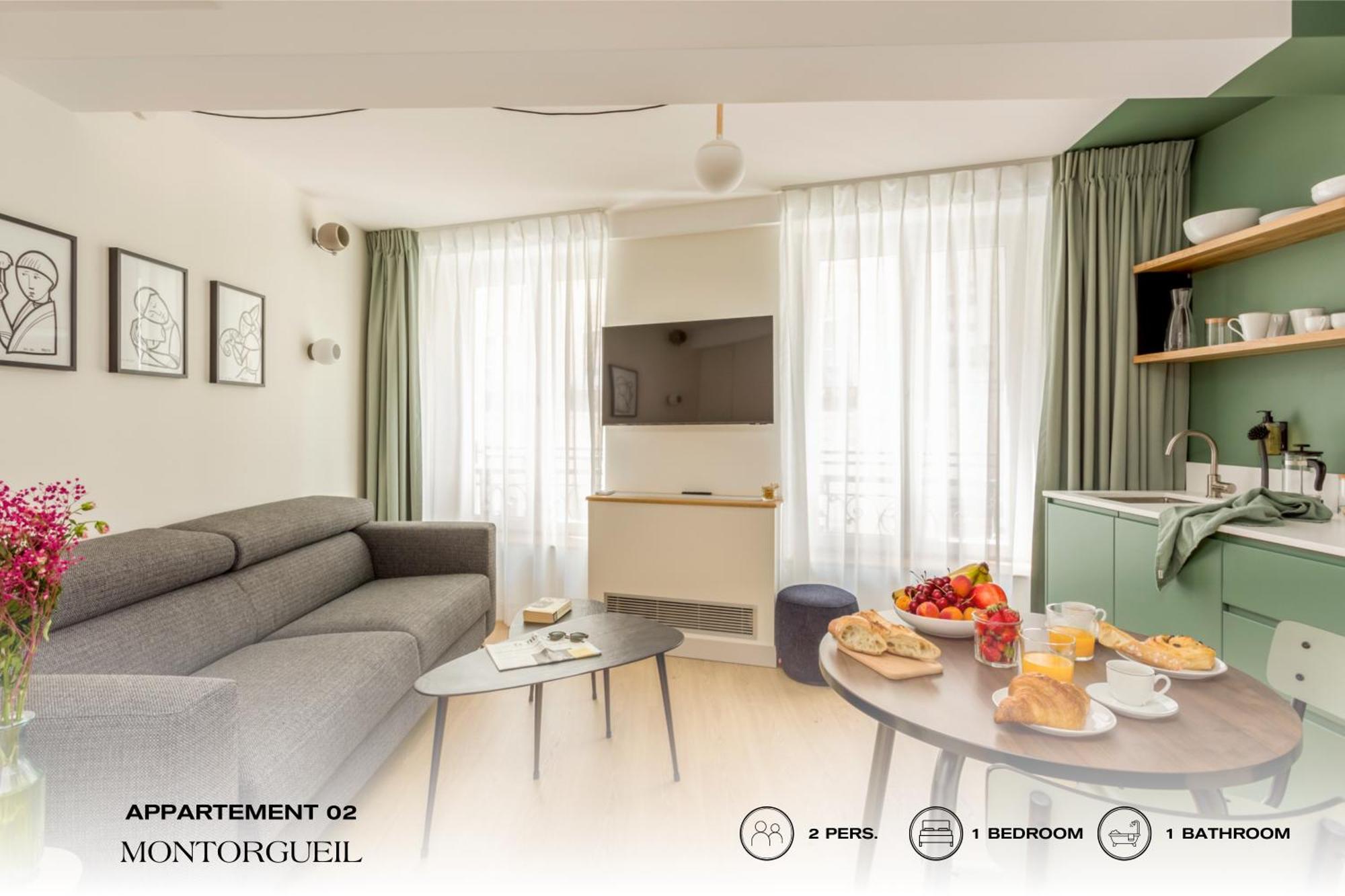 Beauquartier - Montorgueil Apartment Paris Exterior foto